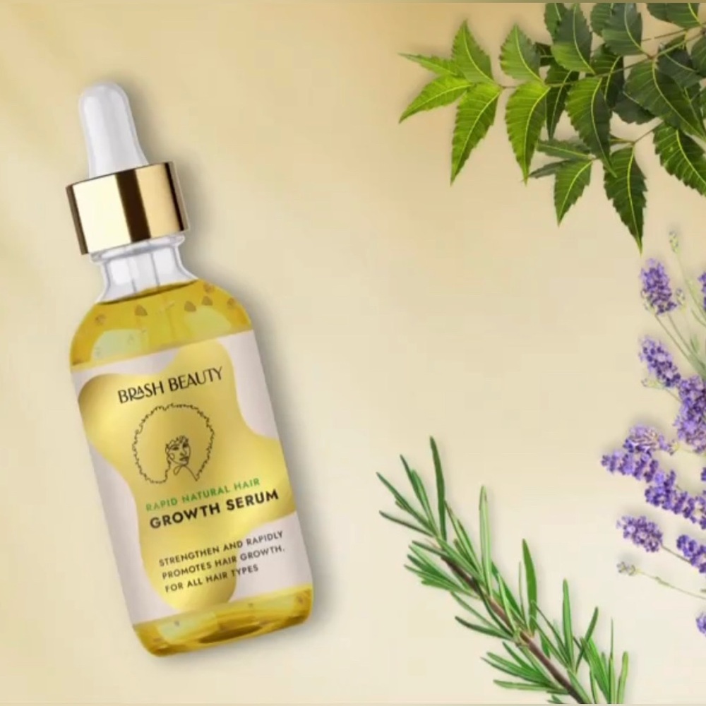 Rapid hair growth serum 
Treats dry and itchy scalp
